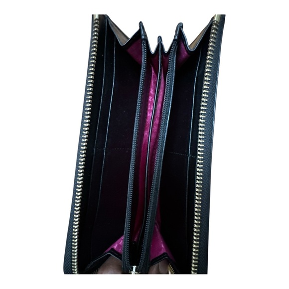 Kate Spade Black Wallet with Bow Detail - Picture 3 of 6